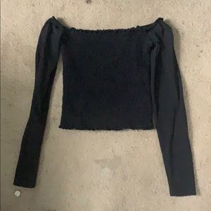 cropped long sleeve